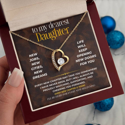 S255 - I’ll Be Here For Every New Beginning – Forever Love Necklace From Dad