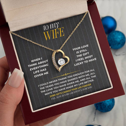 S181 - You Are The Love I’ll Always Be Grateful For – Forever Love Necklace From Husband