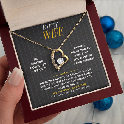 S184 - I’ll Always Make Room For You – Forever Love Necklace From Husband