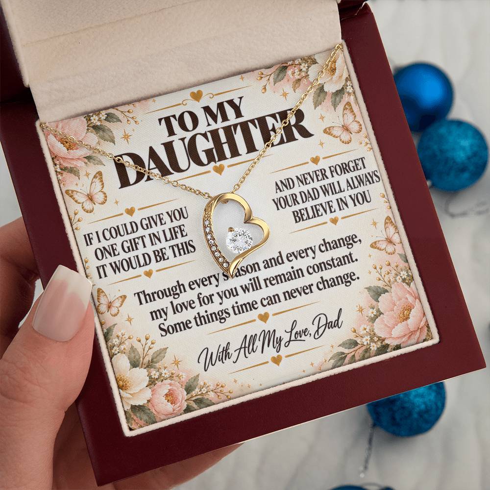 C253 - If I Could Give You One Gift It Would Be To See Yourself Through My Eyes - Forever Love Necklace