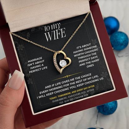 S91 - I’ll Keep Choosing Us – Forever Love Necklace From Husband