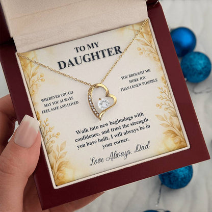 C64 - My Love Will Be Your Quiet Home Wherever Your Journey Takes You - Forever Love Necklace