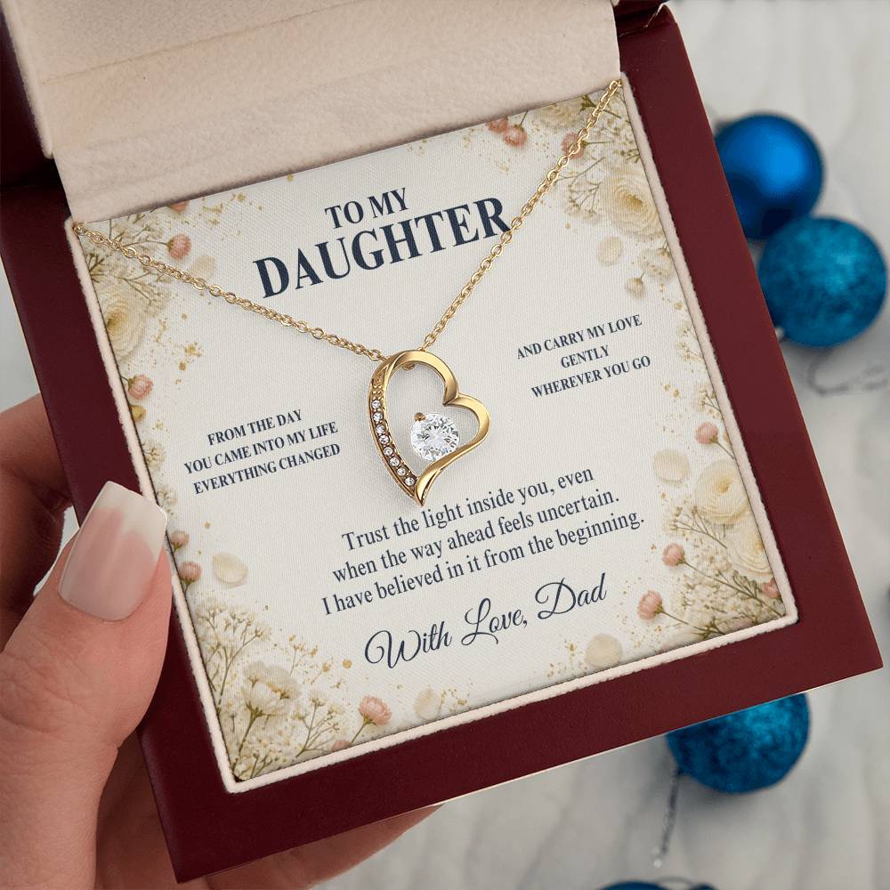 C65 - Never Doubt How Much Joy You Brought Into My Life From The Day You Arrived - Forever Love Necklace
