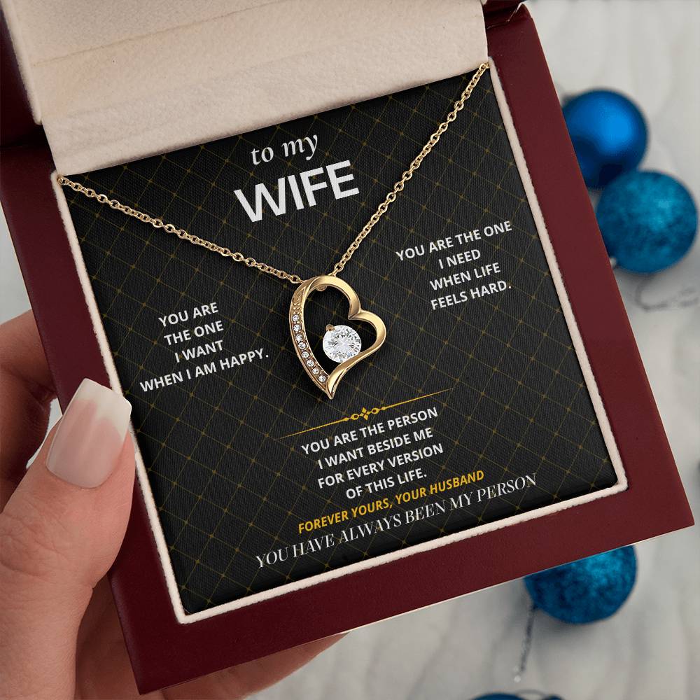 S65 - You Are My Person – Forever Love Necklace From Husband