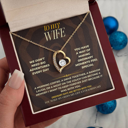 S167 - You Make My Ordinary Life Extraordinary – Forever Love Necklace From Husband