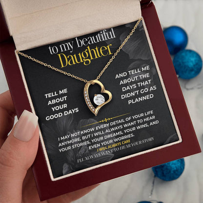 S288 - I’ll Always Want To Hear About Your Life – Forever Love Necklace From Dad
