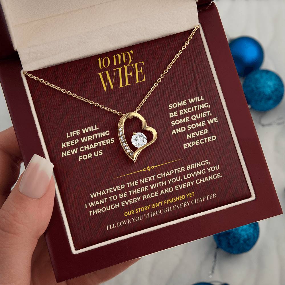 S113 - I’ll Love You In Every Chapter – Forever Love Necklace From Husband