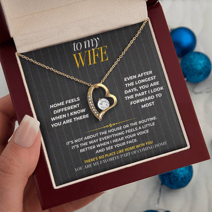 S189 - You Are My Favorite Part Of Coming Home – Forever Love Necklace From Husband