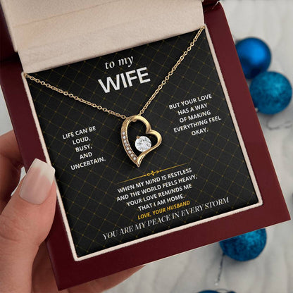 S30 - You Are My Peace – Forever Love Necklace From Husband