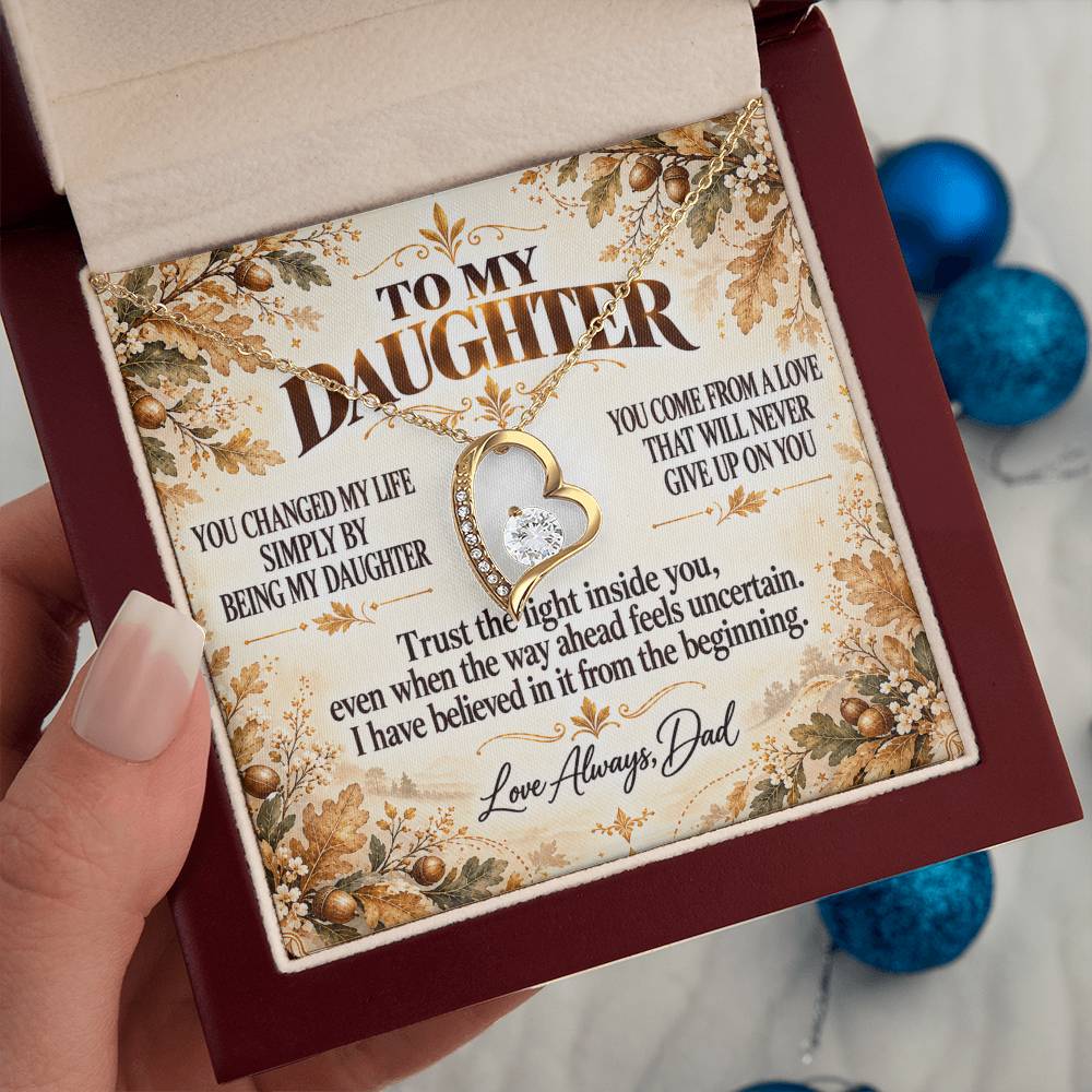 C320 - You Made Me A Better Man Simply By Giving Me The Honor Of Being Your Dad - Forever Love Necklace