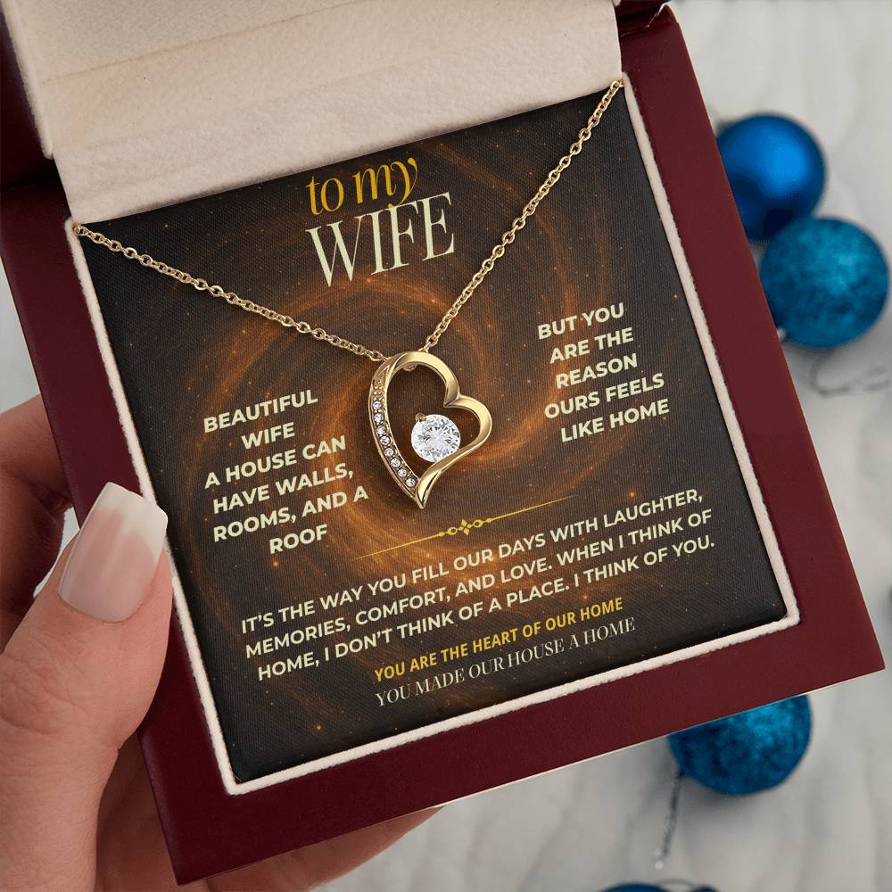 S141 - You Made Our House A Home – Forever Love Necklace From Husband