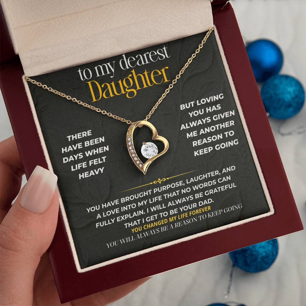 S229 - You Are My Reason To Keep Going – Forever Love Necklace From Dad