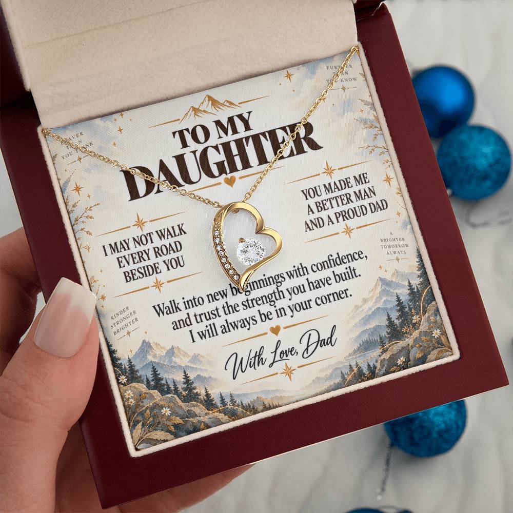 C249 - The Greatest Gift Life Gave Me Was The Chance To Love You As Your Dad - Forever Love Necklace