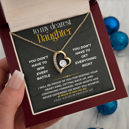 S241 - You Will Always Be Someone I’m Proud Of – Forever Love Necklace From Dad