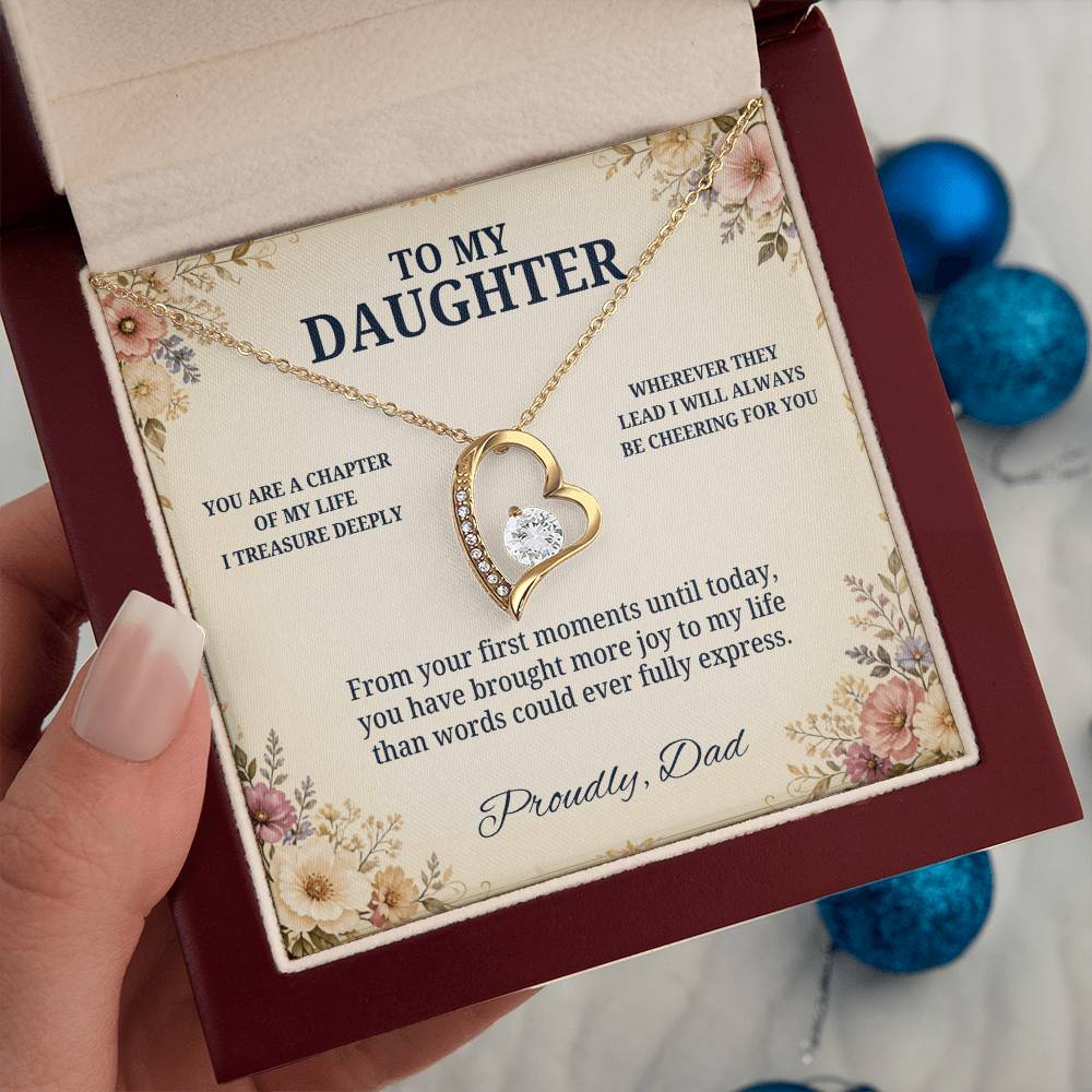 C62 - You Are The Beautiful Chapter Of My Life I Will Always Read With Pride - Forever Love Necklace