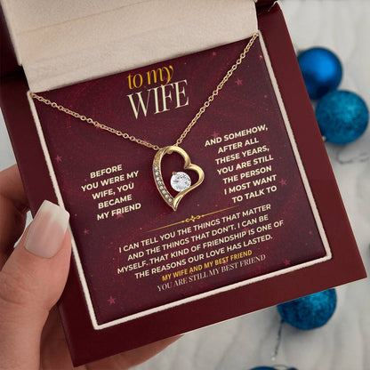 S174 - You Are Still My Best Friend – Forever Love Necklace From Husband
