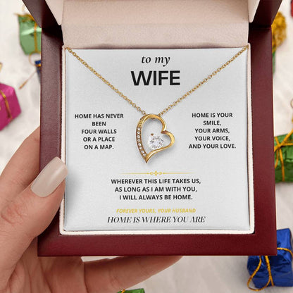 S14 - Home Is Where You Are – Forever Love Necklace From Husband