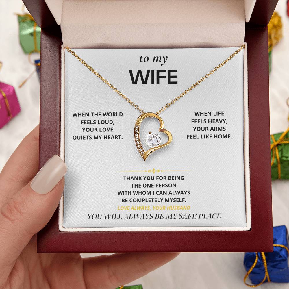 S22 - My Safe Place – Forever Love Necklace From Husband