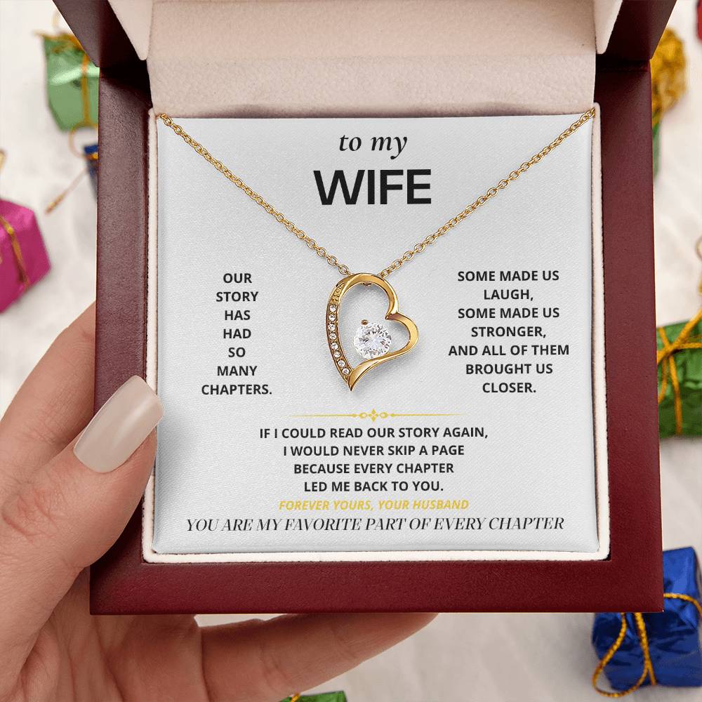 S23 - Every Chapter With You – Forever Love Necklace From Husband