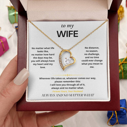 S12 - Always And No Matter What – Forever Love Necklace From Husband