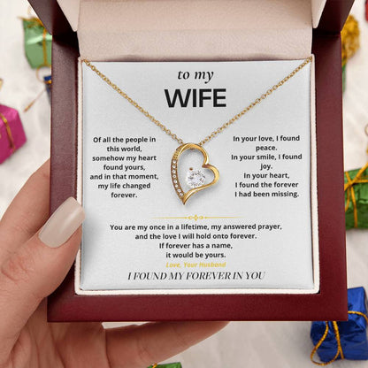 S10 - I Found My Forever In You – Forever Love Necklace From Husband