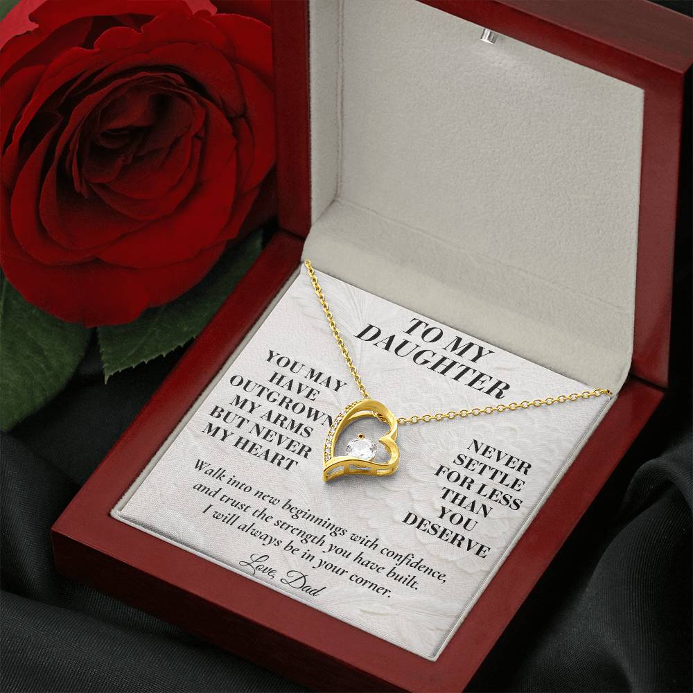C179 - Your Life Is Yours To Create And I Will Always Be Proud Of The Woman You Become - Forever Love Necklace