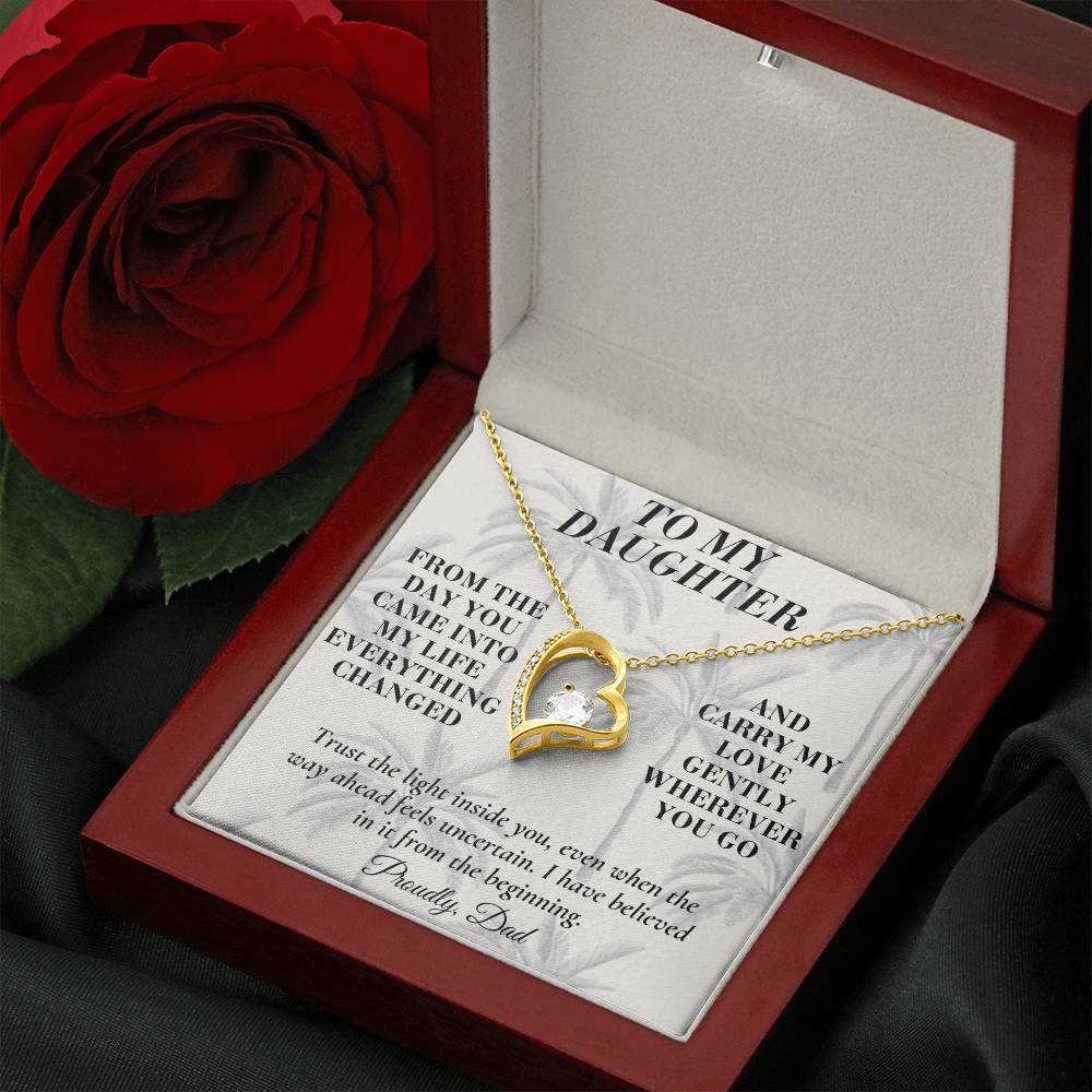 C190 - If You Ever Forget How Special You Are Remember Dad Has Never Forgotten For A Single Day - Forever Love Necklace