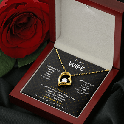 S27 - Always My Girl – Forever Love Necklace From Husband