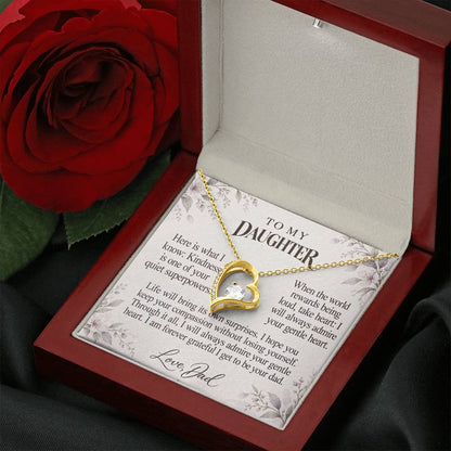 C660 - Your Kindness Changes Rooms And The Words I Hope You Always Remember - Forever Love Necklace