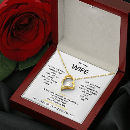 S13 - Never Stop Choosing You – Forever Love Necklace From Husband