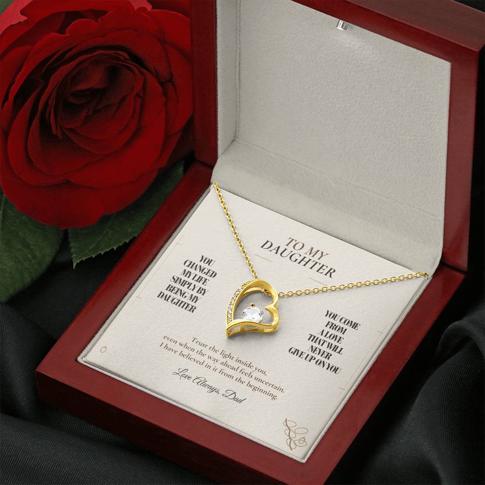 C120 - You Made Me A Better Man Simply By Giving Me The Honor Of Being Your Dad - Forever Love Necklace