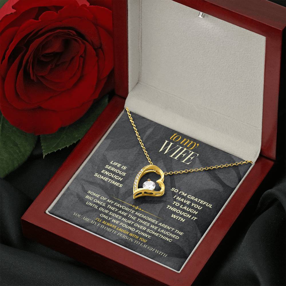 S155 - You Are Worth Every Difficult Day – Forever Love Necklace From Husband