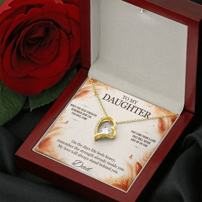C8 - When You Need Strength Remember You Come From A Love That Never Gives Up On You - Forever Love Necklace