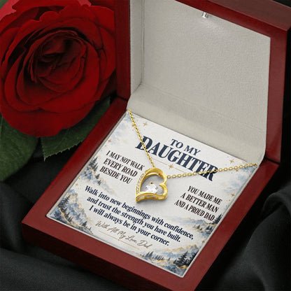 C349 - The Greatest Gift Life Gave Me Was The Chance To Love You As Your Dad - Forever Love Necklace