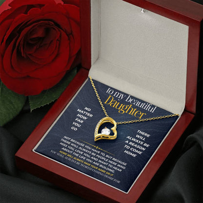 S274 - You Will Always Be Worth Coming Home For – Forever Love Necklace From Dad