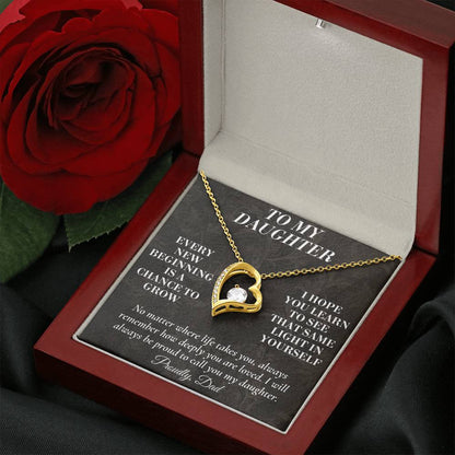 C165 - Never Doubt How Much Joy You Brought Into My Life From The Day You Arrived - Forever Love Necklace