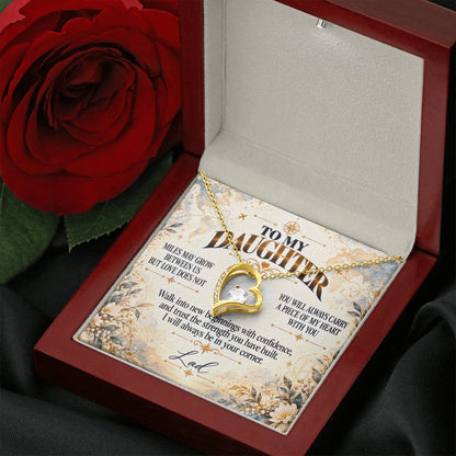 C444 - The Love Between A Father And Daughter Becomes A Legacy That Lives Beyond Every Season - Forever Love Necklace