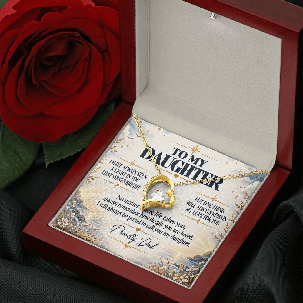 C246 - When Life Asks You To Be Strong Remember You Have Always Been Stronger Than You Know - Forever Love Necklace