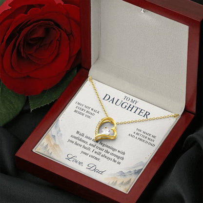 C99 - The Greatest Gift Life Gave Me Was The Chance To Love You As Your Dad - Forever Love Necklace