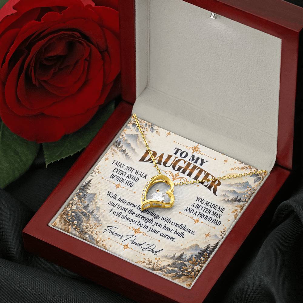 C399 - The Greatest Gift Life Gave Me Was The Chance To Love You As Your Dad - Forever Love Necklace