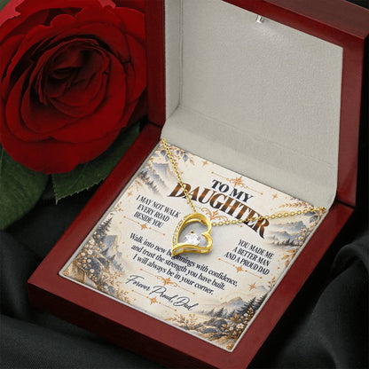 C399 - The Greatest Gift Life Gave Me Was The Chance To Love You As Your Dad - Forever Love Necklace