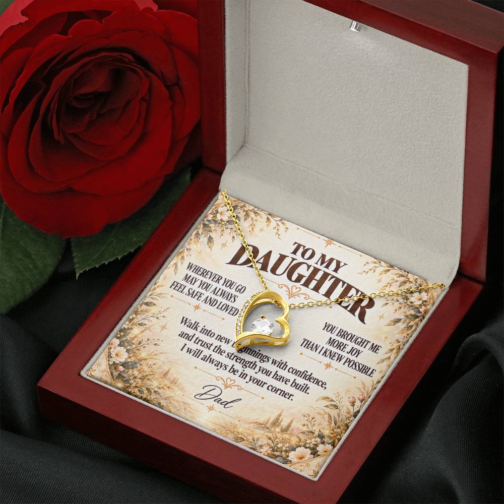 C364 - My Love Will Be Your Quiet Home Wherever Your Journey Takes You - Forever Love Necklace