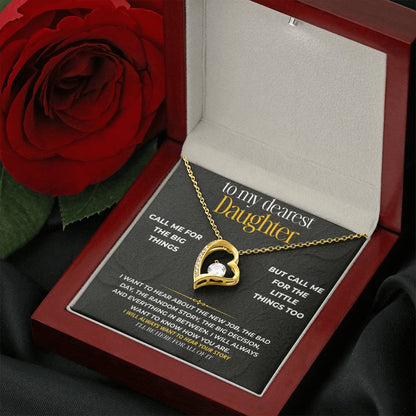 S232 - I’ll Be Here For The Big And Little Things – Forever Love Necklace From Dad