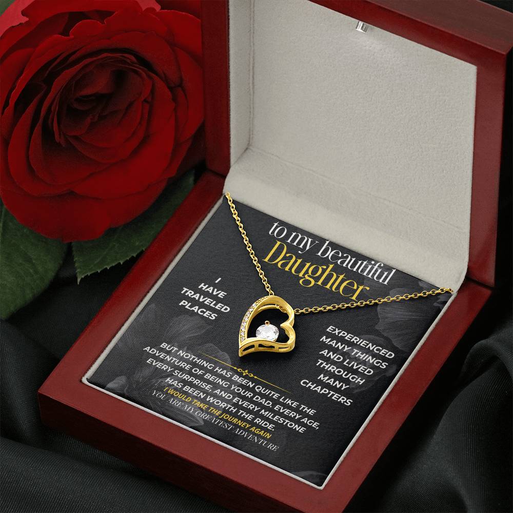 S296 - You Are My Greatest Adventure – Forever Love Necklace From Dad
