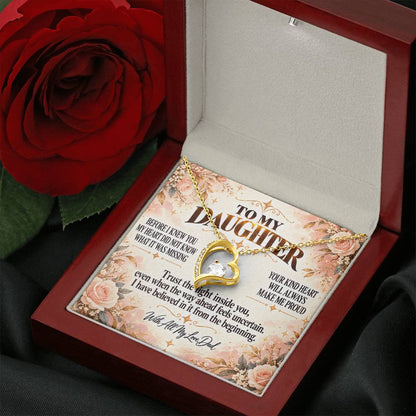 C325 - You Are A Dream I Never Knew My Heart Was Waiting To Love So Deeply - Forever Love Necklace