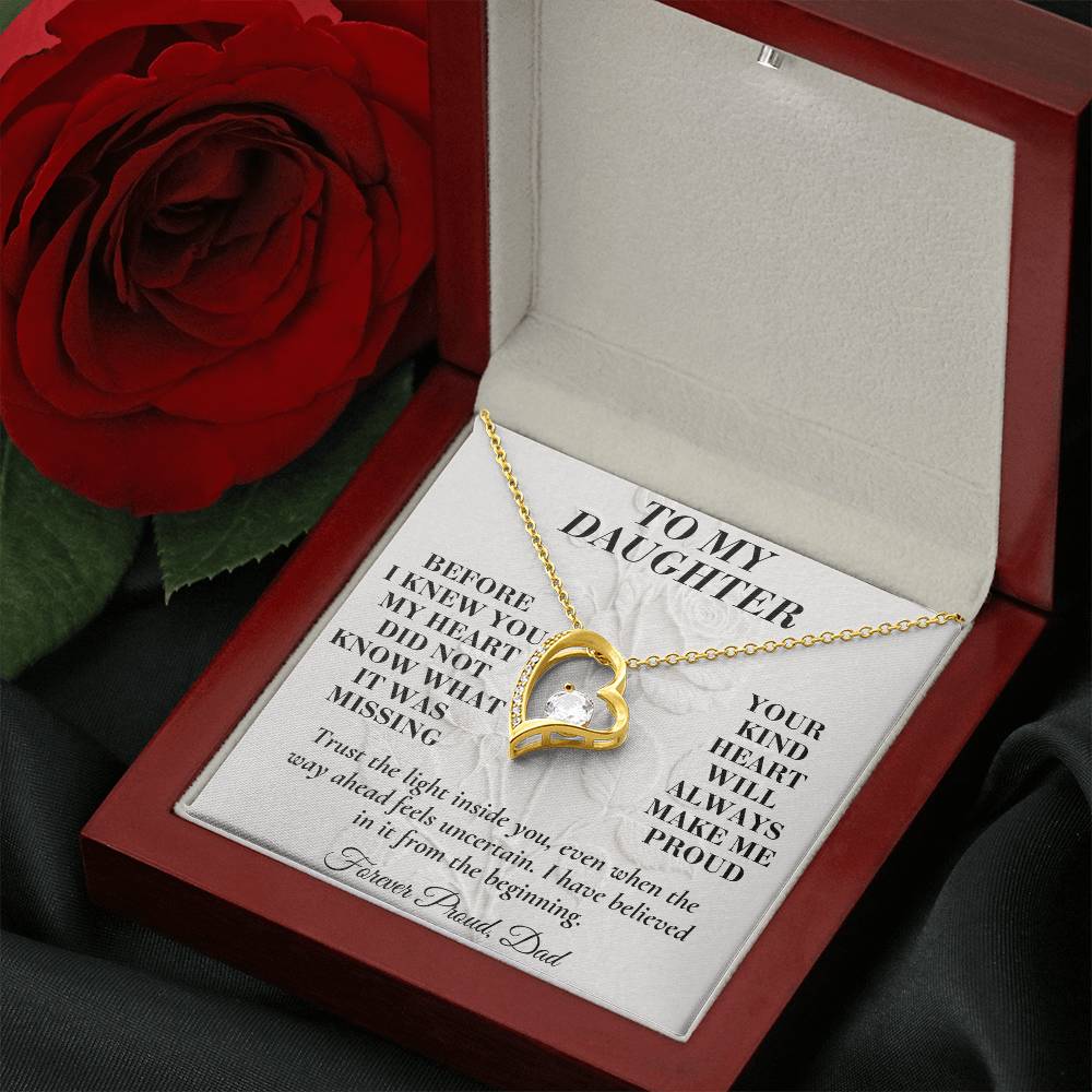 C175 - You Are A Dream I Never Knew My Heart Was Waiting To Love So Deeply - Forever Love Necklace