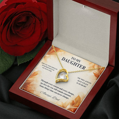 C58 - When You Need Strength Remember You Come From A Love That Never Gives Up On You - Forever Love Necklace