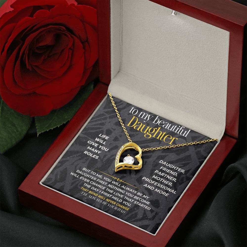 S280 - I’ll Always Be Your Dad Before Anything Else – Forever Love Necklace From Dad