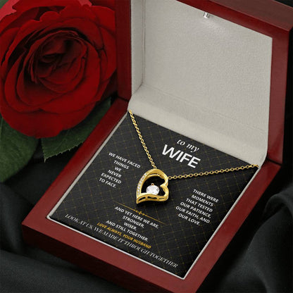 S70 - We Made It Through – Forever Love Necklace From Husband