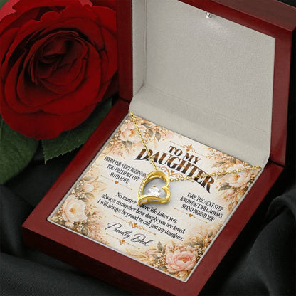 C406 - From The Very Beginning You Filled My Life With Love Pride And Joy - Forever Love Necklace